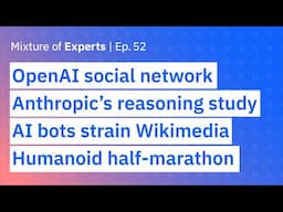 OpenAI social network, Anthropic’s reasoning study and humanoid half-marathon