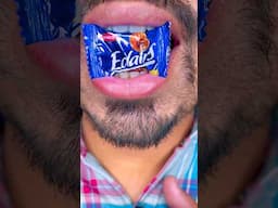 Eclairs Chocolaty Candy ASMR Mukbang #shorts #youtubeshorts #asmr #candy