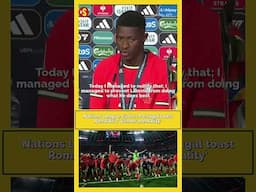 UEFA Nations League final POTM Mendes lauds Ronaldo's winning mentality | #football