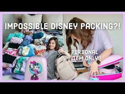 PERSONAL ITEM ONLY 💀 Packing For Disney World