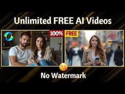How To Get Unlimited FREE AI Videos | No Watermarks, No Costs!