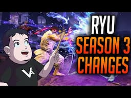 Ryu Season 3 Balance Changes! Breakdown & Thoughts - Street Fighter 6 Patch Notes