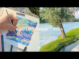 Get away from the crowd | Relaxing painting in Italy ASMR