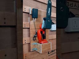 French Cleat Wall- Chain Saw Easy Holder  #woodworking #woodscraft #woodstool