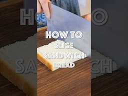 How to Slice Bread Like a Pro in Seconds (for Shrimp Toast)!