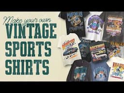 Vintage Sports T-Shirts Are Selling Like Crazy! (Full Tutorial)