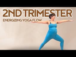 25 Minute: Prenatal Yoga Flow to Boost your Energy| 2nd Trimester| All Levels