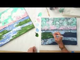 Learn to Paint a Summer Marsh Landscape -  Let's Paint Live