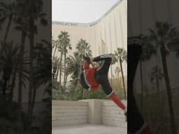 TRICKING AT MANDALAY BAY #adrenalinetricking #martialarts #movement #lasvegas #mandalaybay #flips