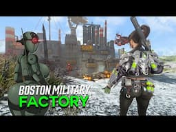 Fallout 4 - BOSTON MILITARY FACTORY - Where they don't call you - Glowing Sea Gunners Base