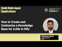 How to Create and Customize a Knowledge Base for LLMs in Dify