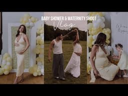Baby Shower 2 & Our maternity shoot - Vlog