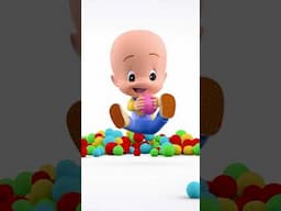 🌸 Pink ball! learn colours with cuquín #Cuquin #CleoandCuquin