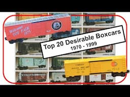 Discovering The MOST Desirable Lionel Boxcars From 1970 To 1999