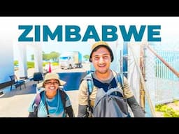 BOTSWANA TO ZIMBABWE 🇿🇼 World's most unique border!