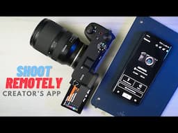 Sony Creators App - connect your Sony camera wirelessly and control from your phone