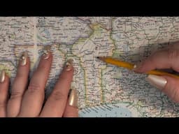 ASMR ~ Borgou, Benin History & Geography ~ Soft Spoken Map Tracing, Mic Brushing Tingles 🐘