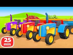 The farm vehicles and cars need help! Helper cars save the day in a new cartoon for kids.