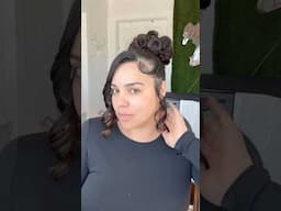 Prom updo, 90’s Updo #prommakeup #prom #promhair #prom2025 #makeupartistlorena