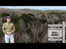 Off-Grid 40.8± Acres with Waterfront | Maine Real Estate