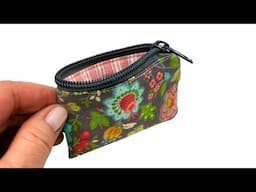 How To Sew a Mini Zipper Pouch | Beginner Sewing Tutorial