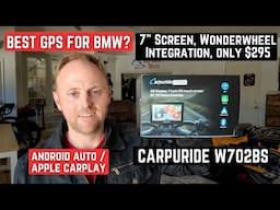 Carpuride W702BS for BMW | Best BMW GPS Navigator Yet? (Ride Tested)