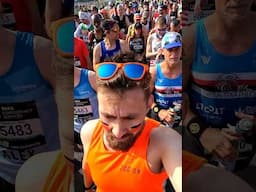 What starting world's biggest marathon looks like #run