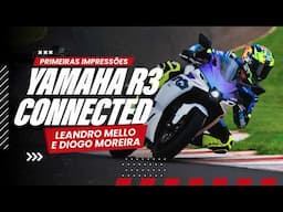 Diogo Moreira e Leandro Mello testam a nova Yamaha R3 Connected
