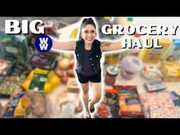 BIG WW GROCERY HAUL FOR WEIGHT LOSS!! WEIGHT WATCHERS POINTS INCLUDED!!