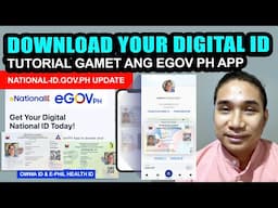 PAANO KUMUHA NG DIGITAL NATIONAL ID 2025 | EGOV PH NATIONAL ID TUTORIAL NATIONAL-ID.GOV.PH