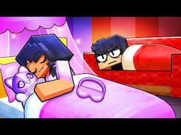 Aphmau & Aaron SLEEPOVER in Minecraft!