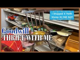 Thrifting FIVE GOODWILLS In One Day