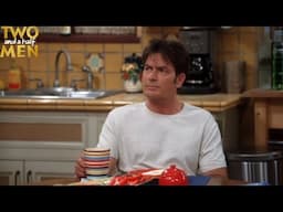 Two and a Half Men S07E03 Mmm, Fish. Yum. | Review