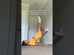 My Wall Pilates Challenge has completely transformed my body 🤩💪🏽 #shorts #pilates