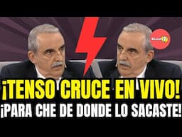 ¡TENSO CRUCE EN VIVO! ¡PARA CHE DE DONDE LO SACASTE!