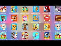 Roblox,Labubu Prison Run,Italian Bainrot,Talking Tom,My Grumpy,KUROMI'S Prison Run,My Angela,My Tom.