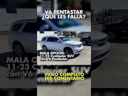 ¿Porqué FALLA el V6 3.6 PENTASTAR? #cherokee  #automobile