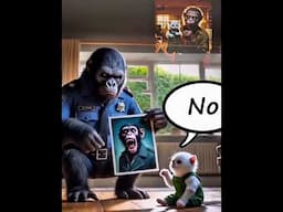 monkey zombie story #cat #cats  #shorts #trending #funnycats #monkey #catai