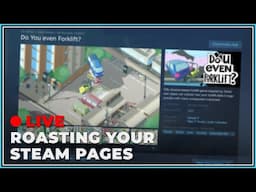 Giving feedback on our viewer's Steam pages