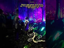 ✨ Uma trilha de luzes, mistério e magia sombria chegou ao Jardim Botânico de SP! #timburton