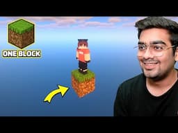 MINECRAFT ONE BLOCK WITH ULTRA REALISTIC GRAPHICS
