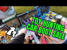 Toy Hunting at the Car Boot Sale! Rare Vintage Toys & Hidden Gems Found!