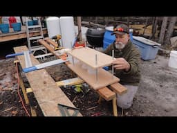 Building a tool for a future project and more log peeling