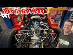 Hayabusa V8 Preps For PIkes Peak!  Revs to The Moon!