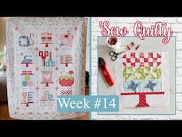 🌸 SEW QUILTY Sew-a-Long: Week 14 | (Quilt & Cross Stitch)