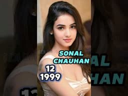 SONAL CHAUHAN Age transformation (1987-2025) #sonalchauhan life journey evolution #thenandnow #glow