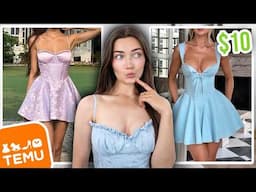 I BOUGHT UNREALISTIC DRESSES FROM TEMU!