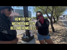 Homeless mother and son in Tucson