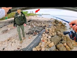Fishing Under a Bridge When the Game Warden Showed Up