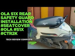 Ola S1x Rear Safety Guard Installation #seatcover #ola #s1x #ctr2k